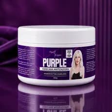 Máscara Matizadora Purple 300g | Matizador Roxo para Cabelos Loiros, Grisalhos e Descoloridos