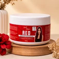 Máscara Matizadora Vermelha RED 300g | Intensifica, Realça e Prolonga Tons Vermelhos | Hidratação