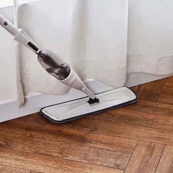 Mop Spray Reservatório Esfregão Pano Chão Cerâmica Vidro Parede Cabo Longo Limpeza Prática Eficiente