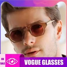 Alta Qualidade 2023 Mulheres Homens Pequena Armação Polígono Quadrado Retro Moderno Charme Moda Óculos De Sol Com Uv400