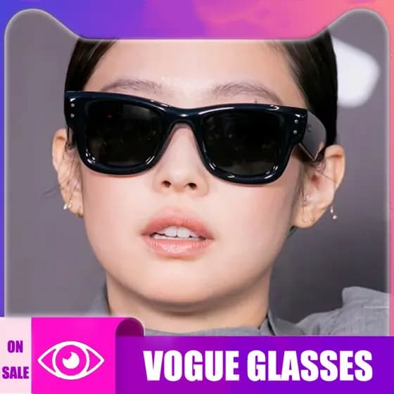 Alta Qualidade 2026 Ins Moda Jennie Estilo Moldura Quadrada Mulheres Homens Legal Pequenos Óculos De Sol Com Uv400