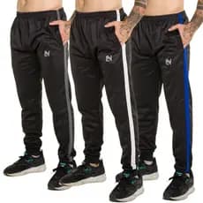 Kit 3 Calças Masculinas Jogger Flanelada Academia Esportiva Nova
