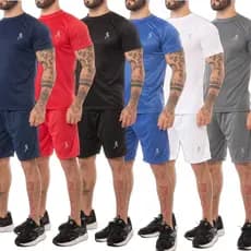 Kit 6 Camisetas Camisas Masculinas Academia Esportiva Treino