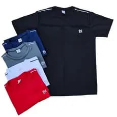 Kit 5 Camiseta Camisa Masculina Academia Esportiva LN