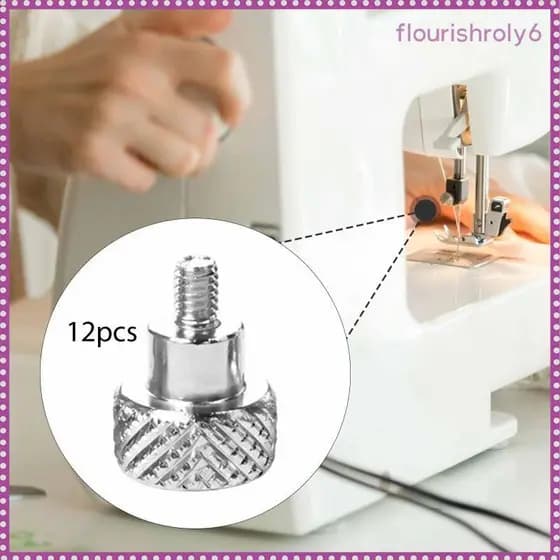 [Flourishroly6] Conjunto De Parafusos De Calcador De Aço Substituição De Adaptador De Fácil Instalação Para Máquina De C