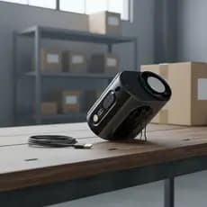 Ventilador De Clipe De Cintura Com Bateria De Longa Duração , Leve E Recarregável , Fluxo De Ar Poderoso Para Trabalhado