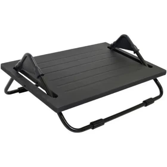 Apoio MDF Multivisao Apoiador de pés, suporte para pernas, apoio para calcanhar, suporte com nr17