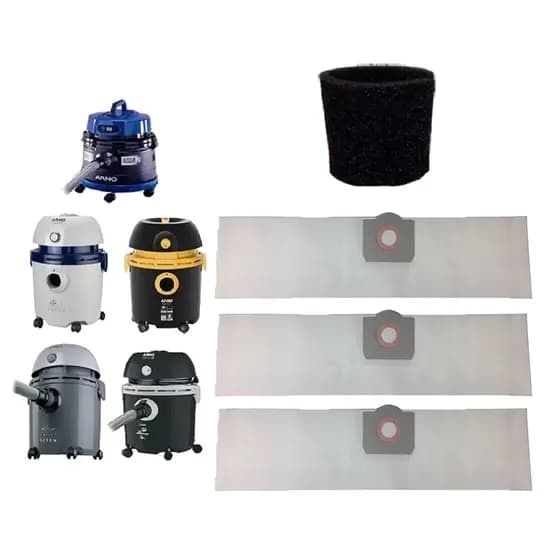 Kit 3 Saco Descartável + Filtro Aspirador Arno Agua Pó