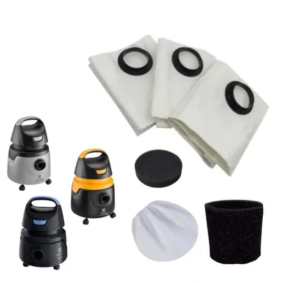 Kit De Filtros Para Aspirador Electrolux A10n1 AWD01 AQP20 Saco + Filtro + TNT
