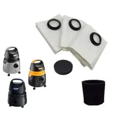 Saco + Filtro Para Aspirador de Pó Electrolux AWD01 A10N1 Com 3 Unidades