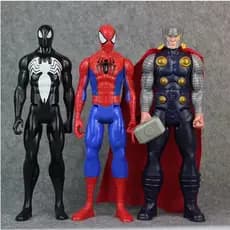30cm Vingadores Figura Brinquedos PVC Homem De Ferro Hulk Pantera Negra Wolverine Veneno Modelo Boneca Herói Anime Figur