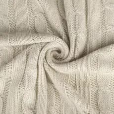 Tecido Para Artesanato, Malha Tricot Trançada 90x50cm