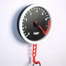 Porta-Chaves Indicador RPM/Conta Giros com ponteiro móvel