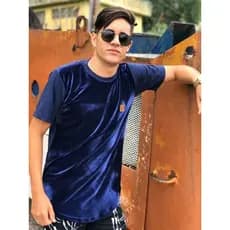 camiseta oversized masculina longline, camisa masculina de veludo e algodão, camiseta oversized