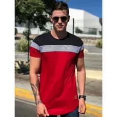 Camisa masculina listrada, Camisa oversized quadriculada, camiseta longline, camisa masculina