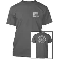 Camiseta "Glock" Pistola Estampada - Logo no peito- Camisetas Cac Atirador Militar