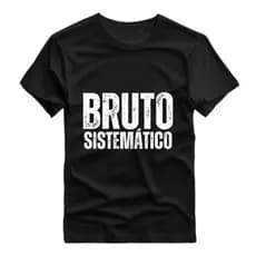 Camisa Estampada 100% Algodão Camiseta Country "Bruto e Sistemático"