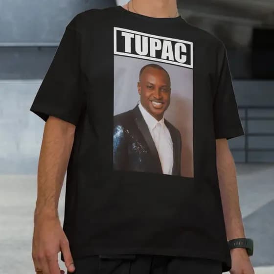 Camiseta Meme Tupac Thiaguinho Engraçada Cantor Rapper Humor Zoeira
