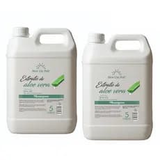 KIT COM 2 SHAMPOO EXTRATO ALOE VERA 5L CADA NEW LISS HAIR