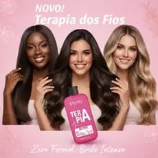 Progressiva Nova Terapia Capilar Kosty 100 Porcento Liso 500Ml