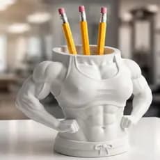 Porta Canetas Musa Fitness Crossfit 3D - Decoração Maromba - Academia