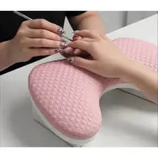 Apoio de Mão - Apoiador de Mão Comfort Rosa - Nail Designer Manicure Nail Designer - Alongamento