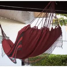 Rede de dormir descanso casal jeans