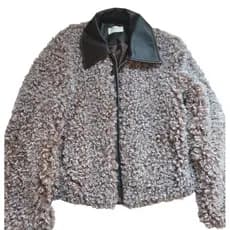 Jaqueta Feminina Pelo Carneirinho Marfinno Renner Teddy Casaco De Frio Bobo Inverno Elegante Forrada Original