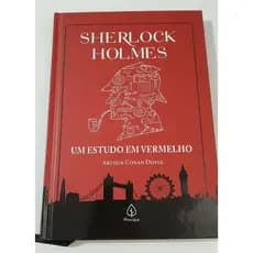 Livro Sherlock Holmes Um Estudo Em Vermelho Capa Dura