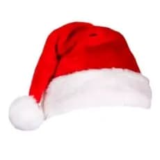 Gorro natal festa touca papai noel enfeite de natal vermelho