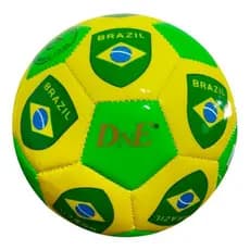 Bola Campo Brasil Jogar Futebol Infantil Couro Costurada Dne