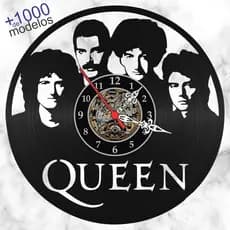 Relógio Parede Queen Bandas Rock Musica Vinil Lp Decoração
