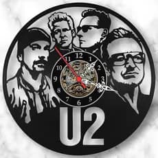 Relógio Parede U2 Bandas Rock Pop Musica Vinil Lp Decoração
