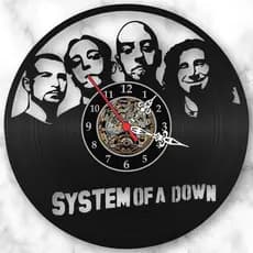 Relógio Parede System Of A Down Bandas Rock Pesado Vinil Lp