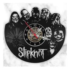 Relogio Parede Slipknot Bandas New Metal Rock Retrô Vinil