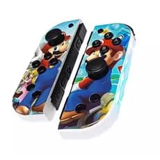 Controle Joy Con Nintendo Switch - Super Mario Zelda Pokemon Splatoon Astroneer Rosa Sakura Verde Roxo Laranja Amarelo
