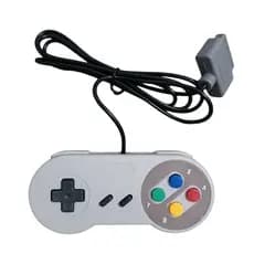 Controle Original Super Nintendo SNES Com Fio 1,5m - Qualidade Superior Linha Premium
