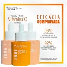 Kit Com 3 Sérum Hialurônico Vitamina C Anti Idade Vitamina E Para Rosto clareamento Anti aging
