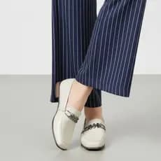 Mocassim Feminino Social em Couro Legítimo Formatura Trabalho Social Confortável