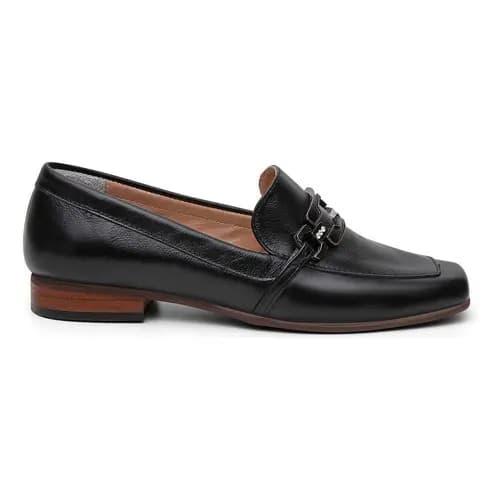Sapato Social Feminino Mocassim em Couro Legítimo Clássico Elegante e Confortável