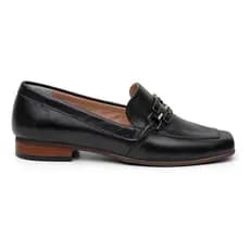 Sapato Social Feminino Mocassim em Couro Legítimo Clássico Elegante e Confortável