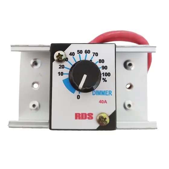 Regulador Dimer 40A 6000w Bivolt 110~220v Motor Exaustor Dimmer