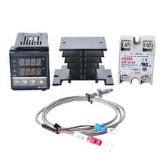 Controlador digital temperatura ssr + sensor k + Relé 40a fotek + Dissipador
