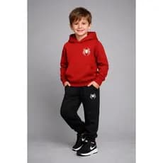 Conjunto Moletom Infantil Menino Flanelado Premium Aranha Canguru Capuz Agasalho