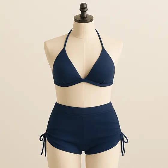 Conjunto futvolei feminino academia Biquíni de short sunkini verão