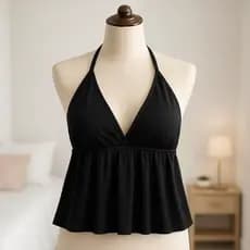 blusa bata feminina com babado