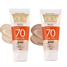 Protetor Solar Facial Com Base FPS 70 40g Abelha Rainha Rainha Solar