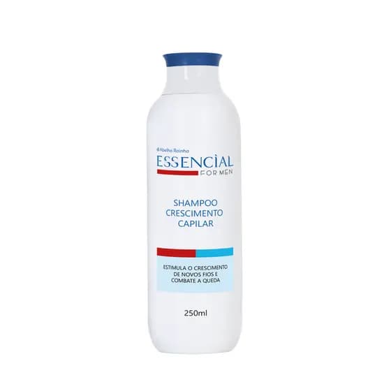 Shampoo de Crescimento Capilar Antiqueda 250ml Abelha Rainha Essencial For Men