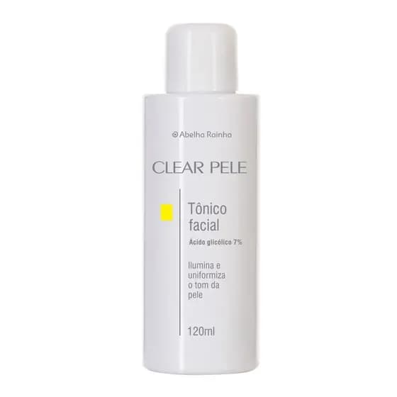 Tônico Facial com Ácido Glicólico Clear pele 120ml