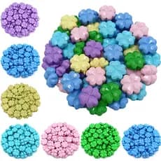 10 Pçs Doce Cor Acrílico Trevo Contas Soltas DIY Jóias Descobertas Pulseira Colar Acessórios